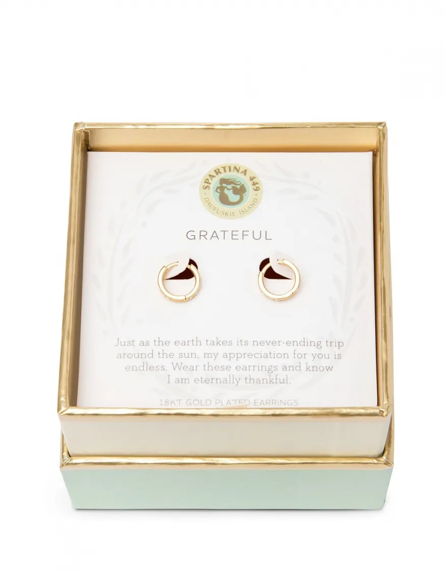 Spartina 449 Sea La Vie Grateful Earrings