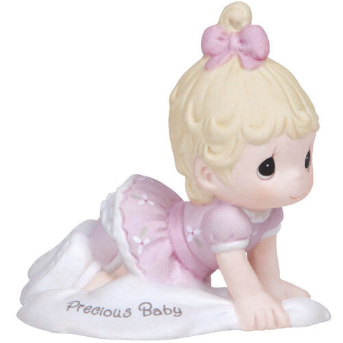 Growing In Grace, Precious Baby, Blonde Figurine