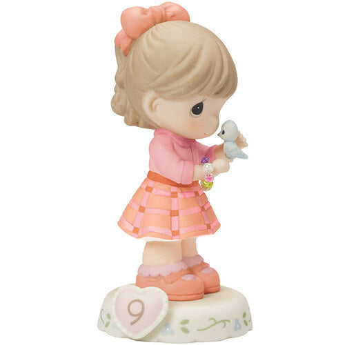 Growing In Grace, Age 9, Brunette Figurine