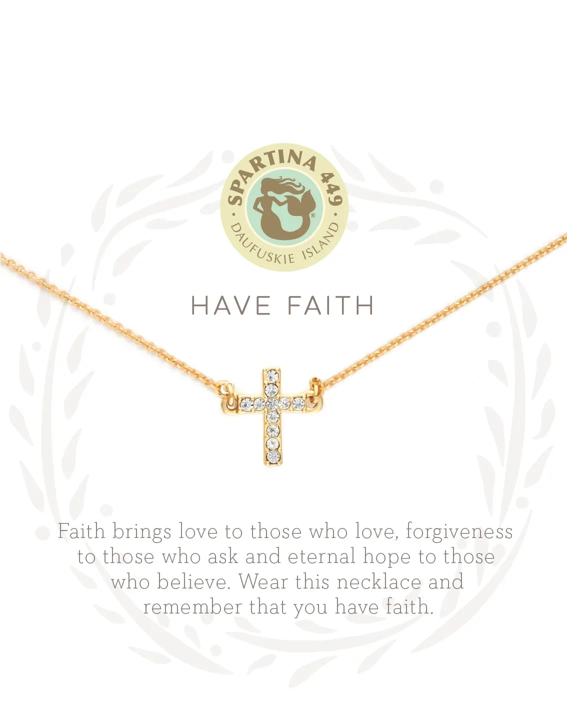 Spartina 449 Sea La Vie Have Faith Necklace
