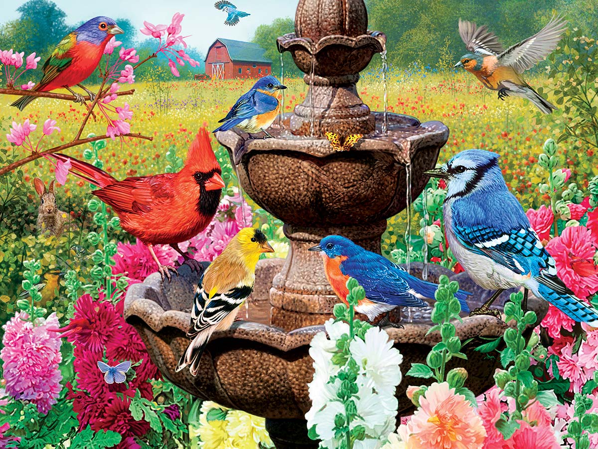 Garden Of Song Audubon 1000 Piece Masterpiece Puzzle