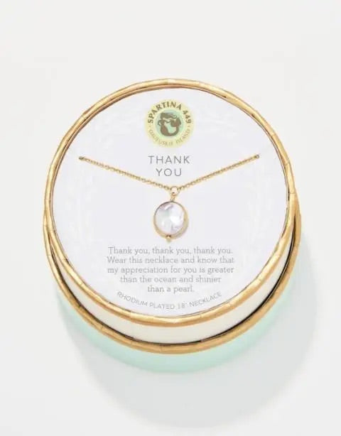 Sea La Vie Thank You Necklace