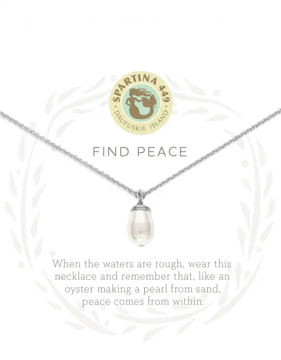 Spartina 449 Sea La Vie Find Peace Necklace