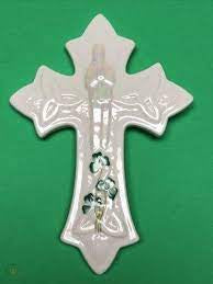 Belleek B2798 Communion Cross Boy