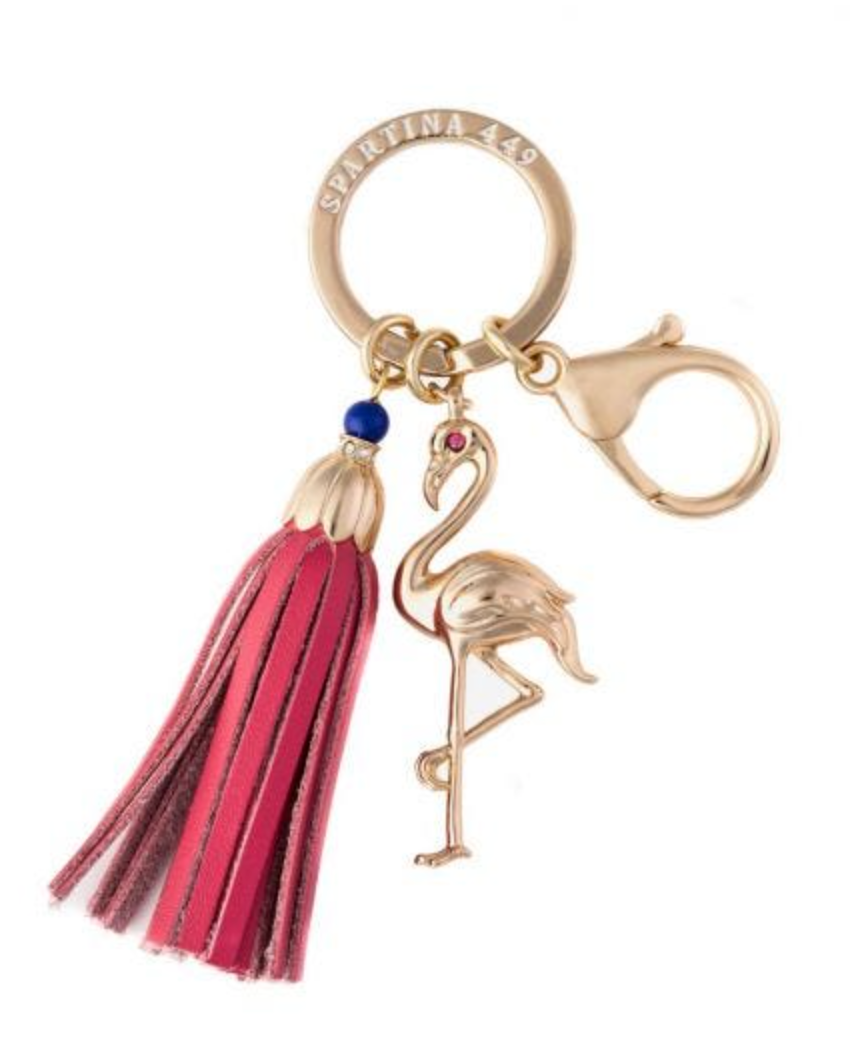 Spartina 449 Icon Keychain Flamingo