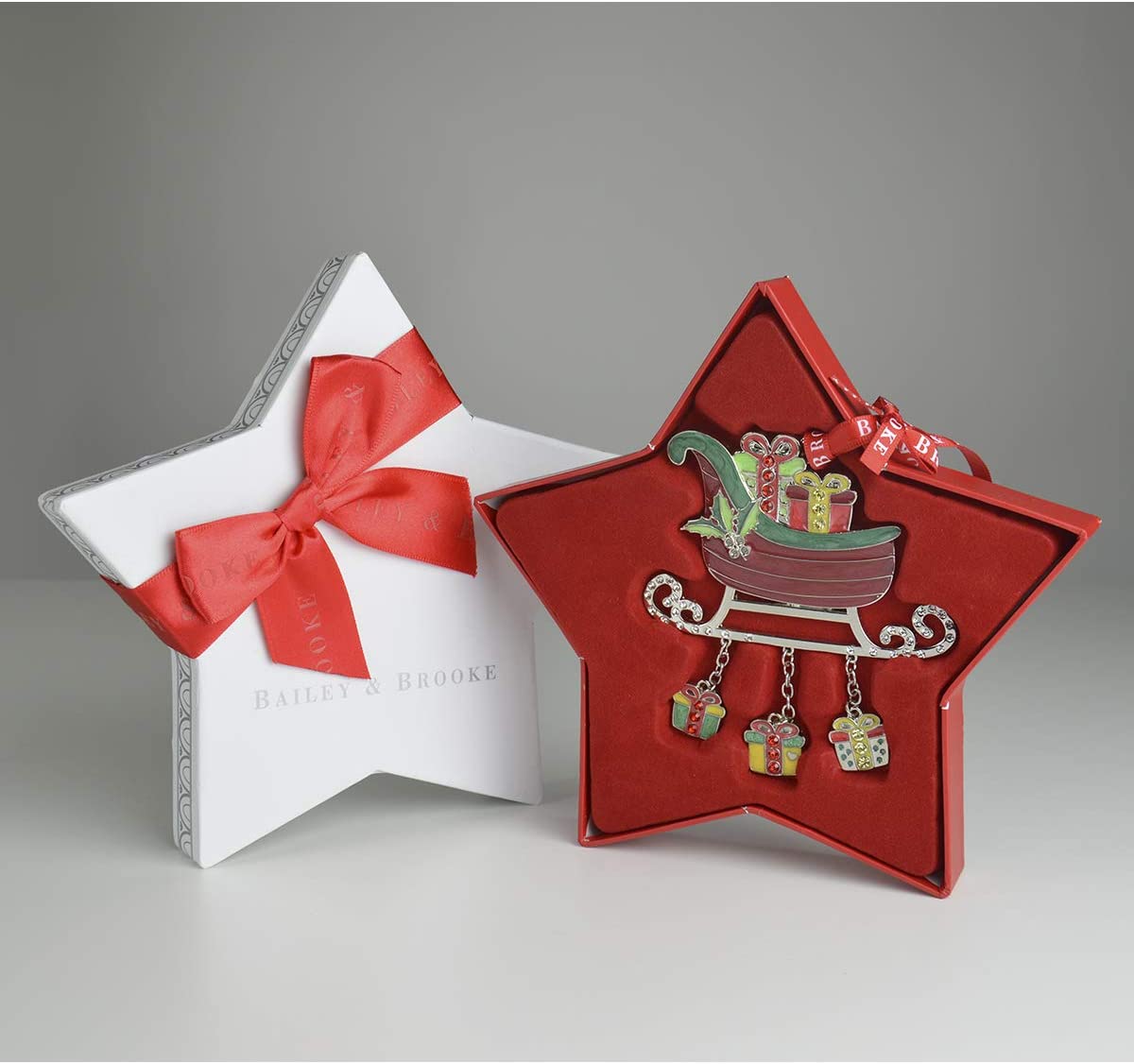 Bailey & Brooks Sparkle Sleigh Ornament