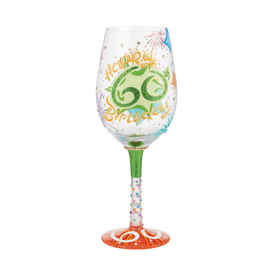 Lolita “60th Birthday” Wine Glass