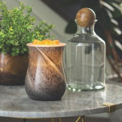 Obsidian Blown Glass Illumination Fragrance Warmer GMOBS