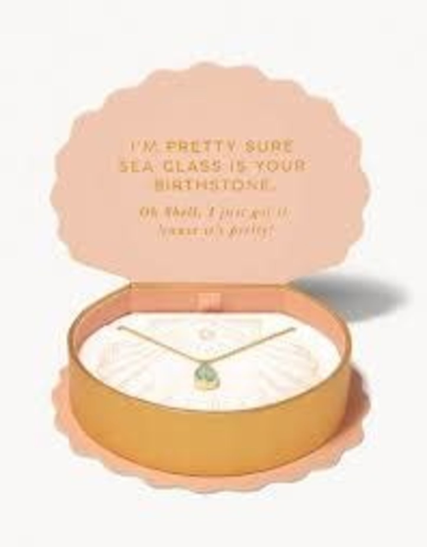 Spartina Oh Shell Necklace - Birth Stone and Sea Glass