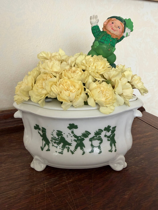 CBE Inc - Floral Arranger Vase - Irish, Leperachaun