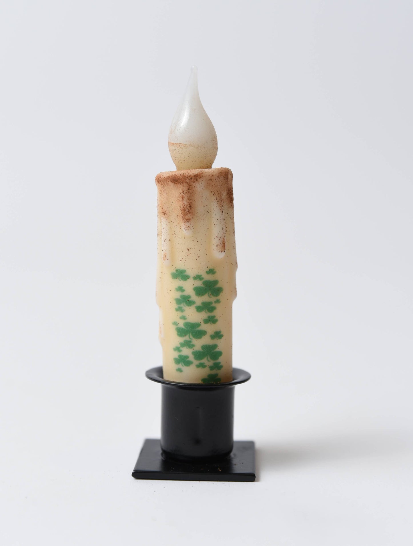 LMS Wholesale - Floating Shamrocks LED Timer Taper Candle