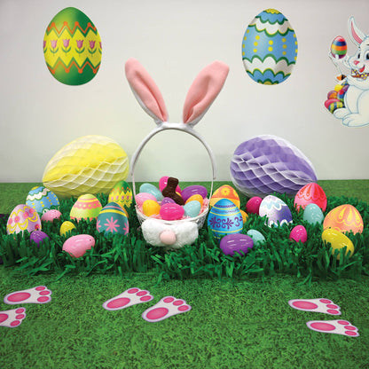 Beistle - Mini Easter Egg Cutouts, 4½", Printed on 2 sides, 10/package