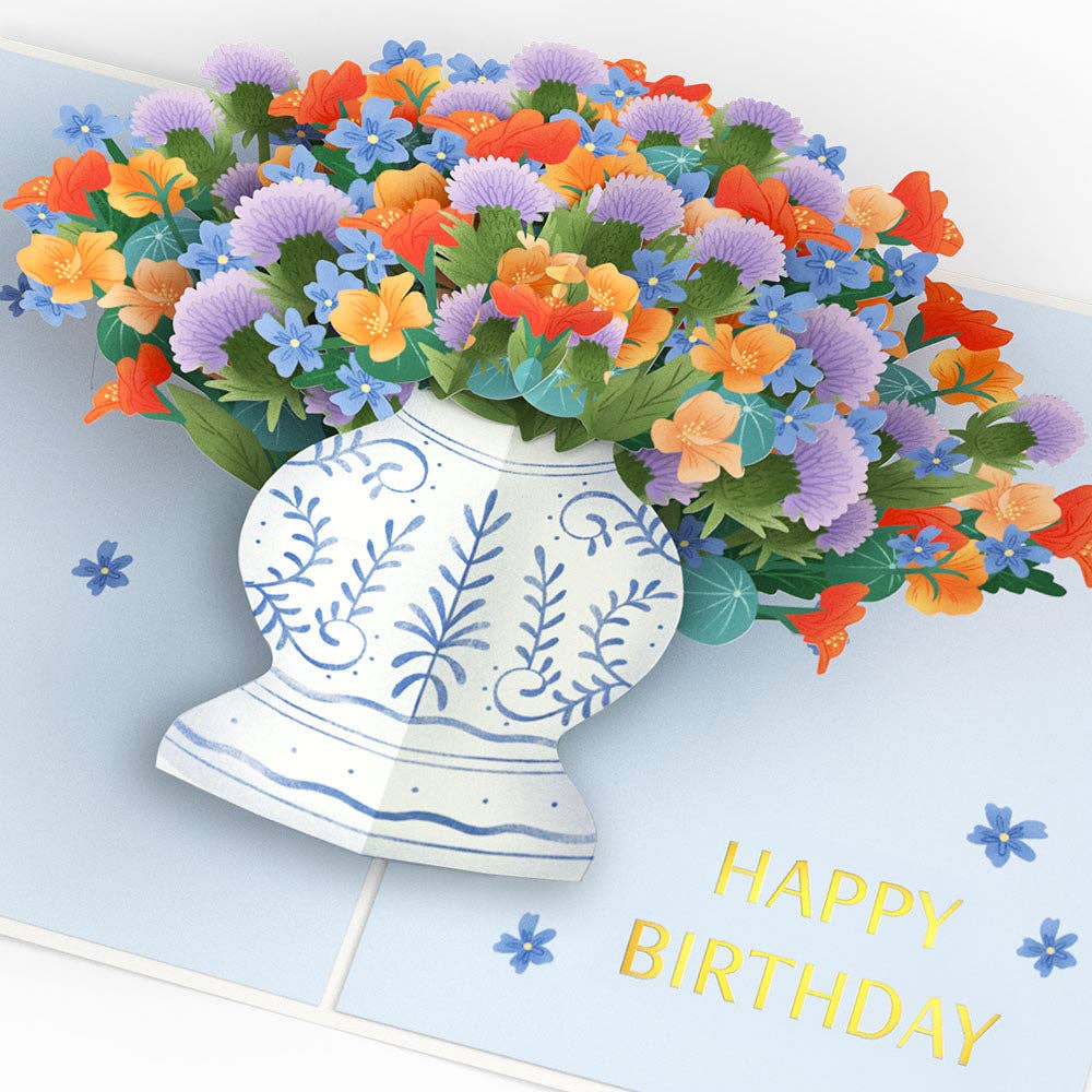 Lovepop Cards - Birthday Bouquet of Happiness 5*7" Pop-Up Card