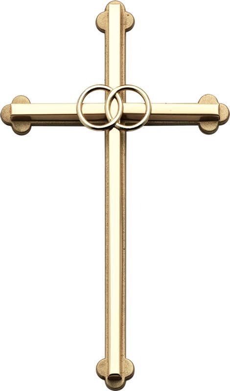 Abbey + CA Gift - Gold Wall Cross