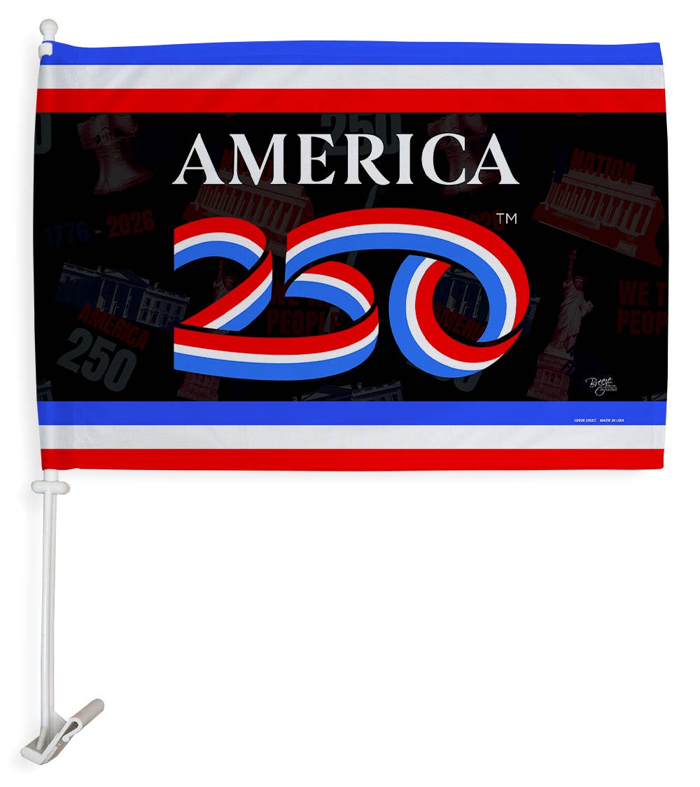 Two Group Flag Co - America 250 Flag Anniversary USA 250th Home Decor: Garden Flag 13" x 18.5" Only / Double Sided-Thick Fabric