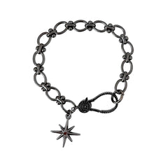 Load image into Gallery viewer, Love, Lisa - Larisa Chain Sexy Link Star Bracelet: Silver
