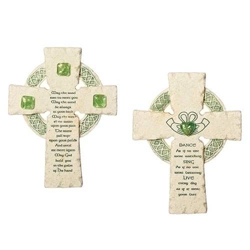Roman - 6.5"H 2 ASST IRISH FAITHSTONE