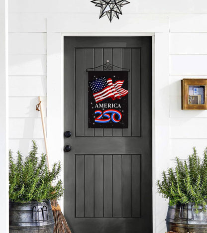 Two Group Flag Co - America 250 Flag American USA 250th Home Decor: Garden Flag 13" x 18.5" Only / Double Sided-Thick Fabric