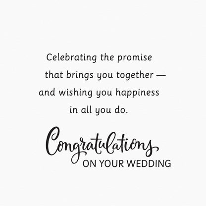 DICKENS INC. - Wedding Card for Bride and Groom (To Have & To Hold)
