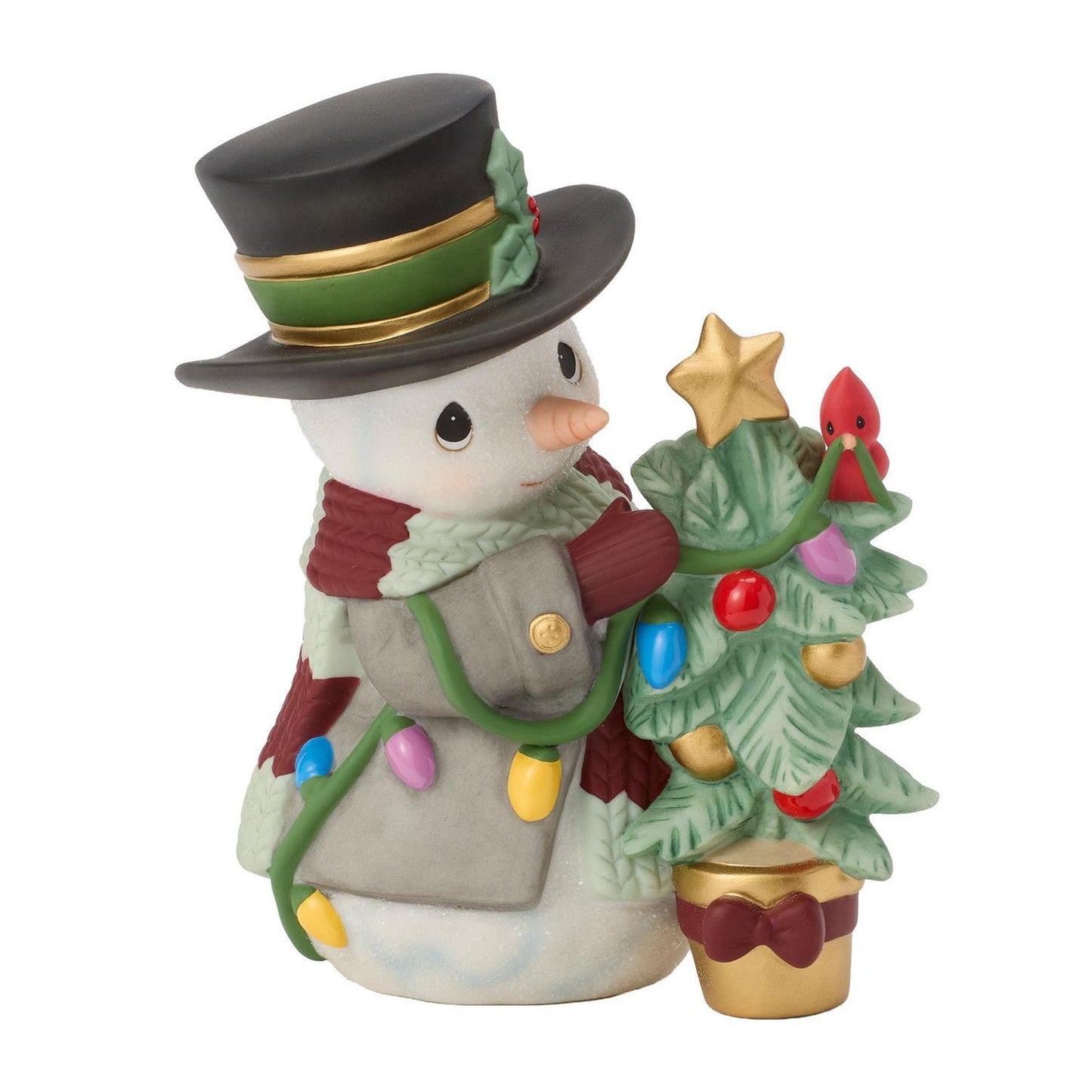 Precious Moments Annual Snowman “Even The Smallest Tree Can Shine The Brightest With Love”