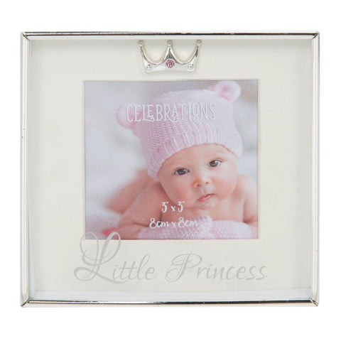 WIDDOP and Co. - Silverplated Box Frame 3" x 3" - Little Princess