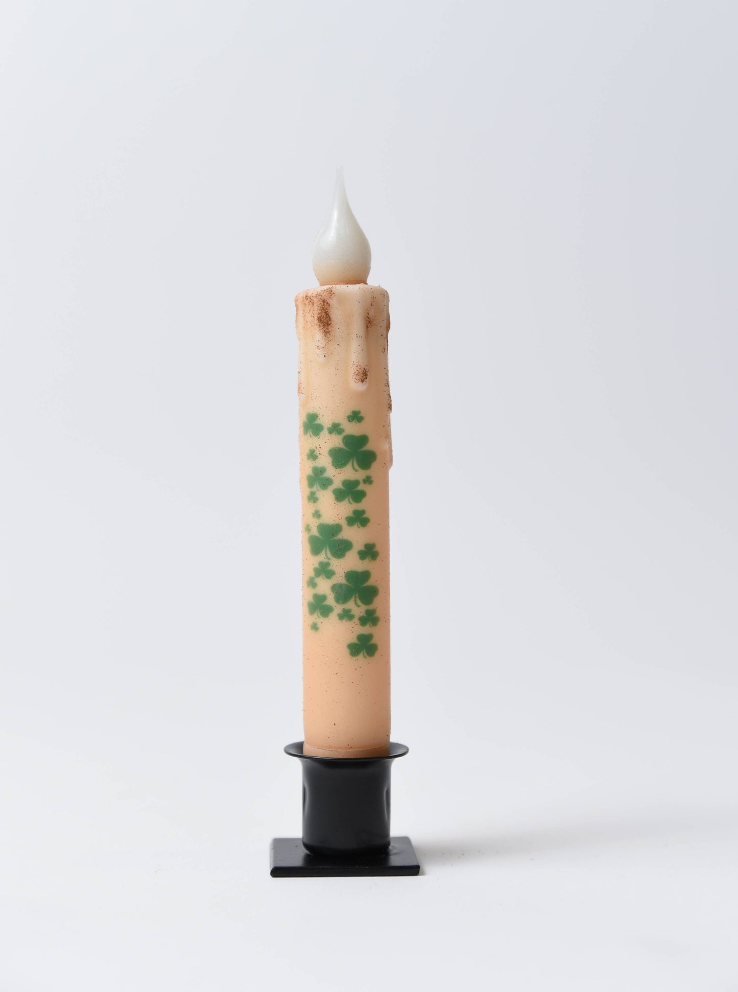 LMS Wholesale - Floating Shamrocks LED Timer Taper Candle