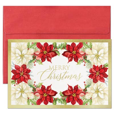 Masterpiece Studios - Floral Tradition Boxed Holiday Cards