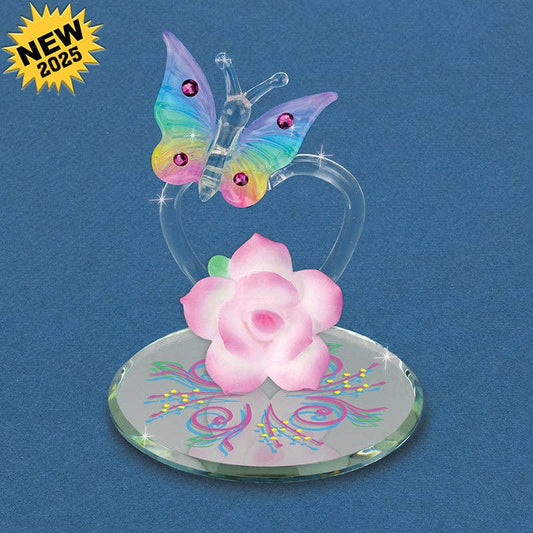 Glass Baron - P1 838-B2: Butterfly, Nature's Beauty