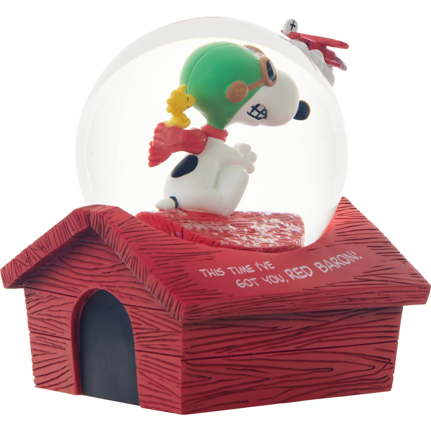 Precious Moments - Peanuts This Time I’ve Got You, Red Baron! Musical Globe
