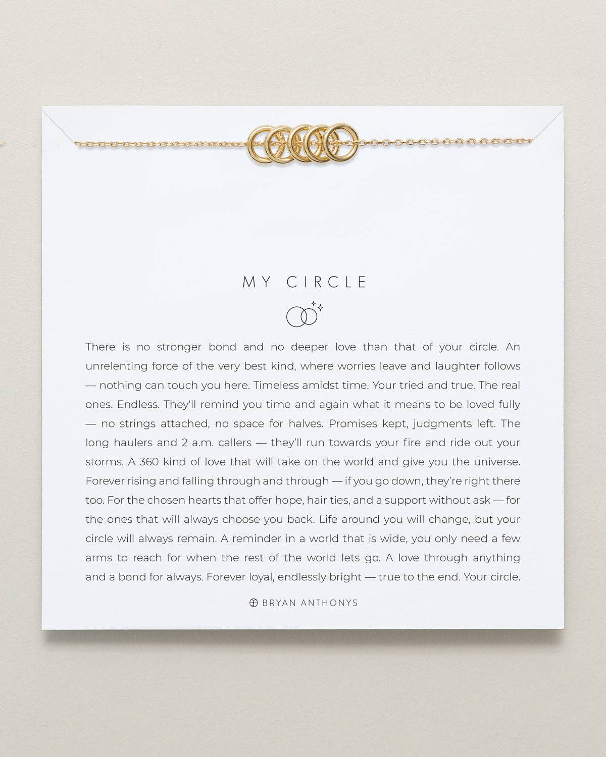 Bryan Anthonys - My Circle Dainty Bracelet: Silver