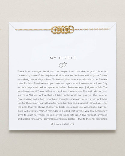 Bryan Anthonys - My Circle Dainty Bracelet: Silver