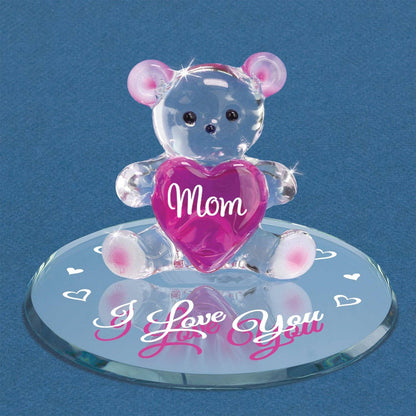 Glass Baron - S2 153-M: "Mom I Love You" Bear