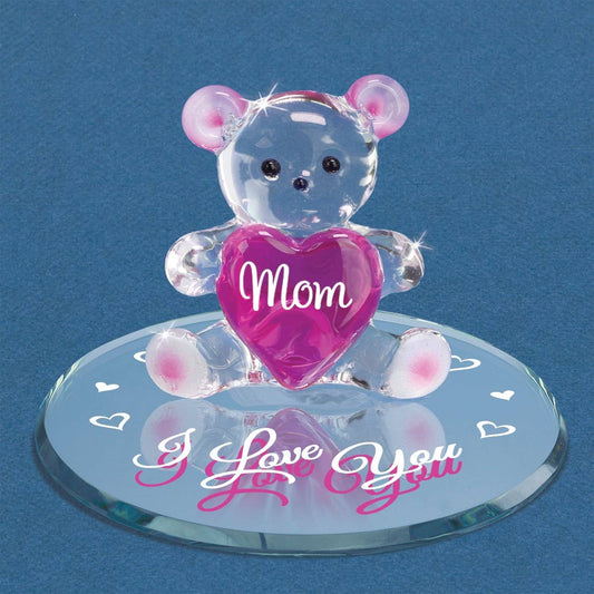 Glass Baron - S2 153-M: "Mom I Love You" Bear