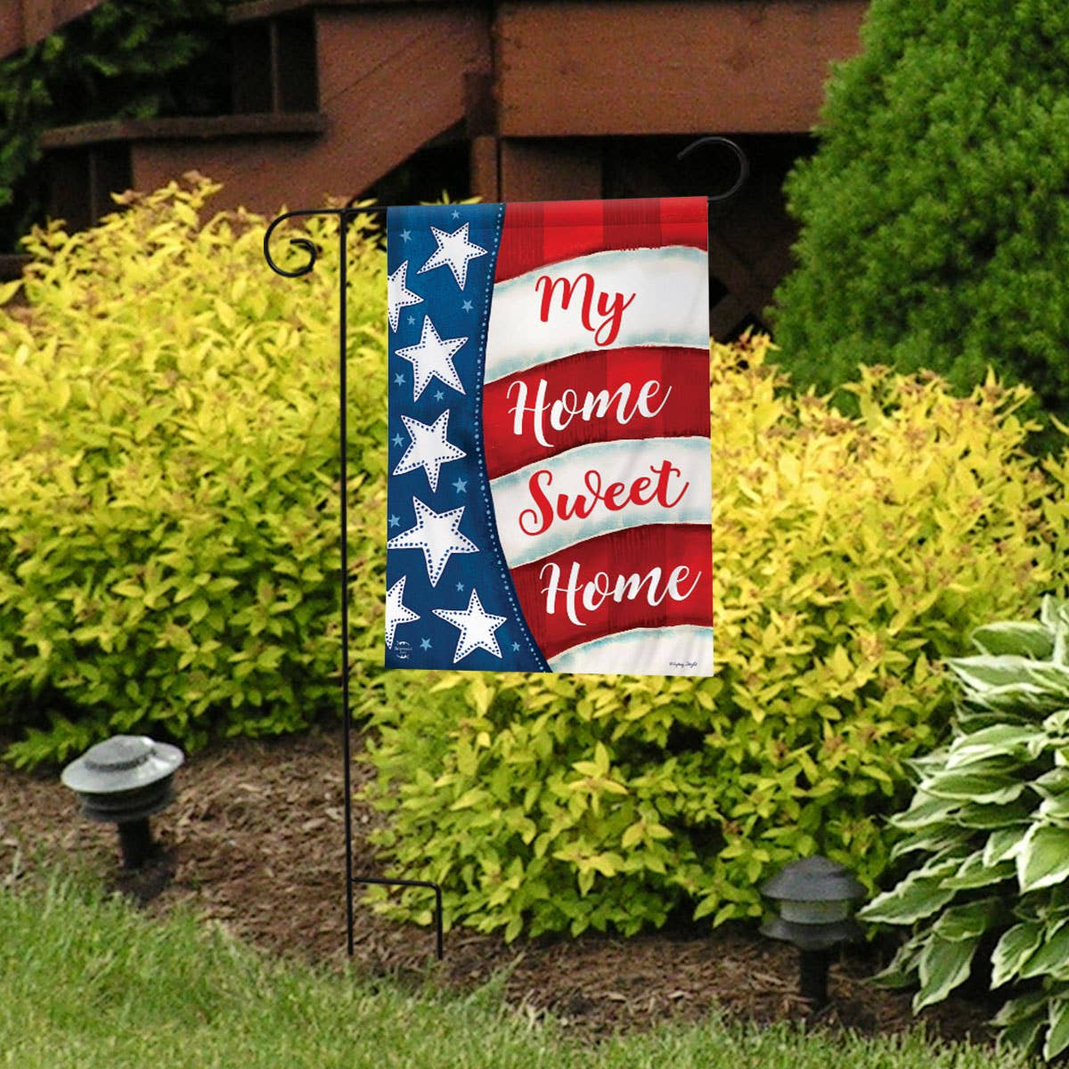 Briarwood Lane - My Home Sweet Home  Double Sided Garden Flag 18" x 12.5"