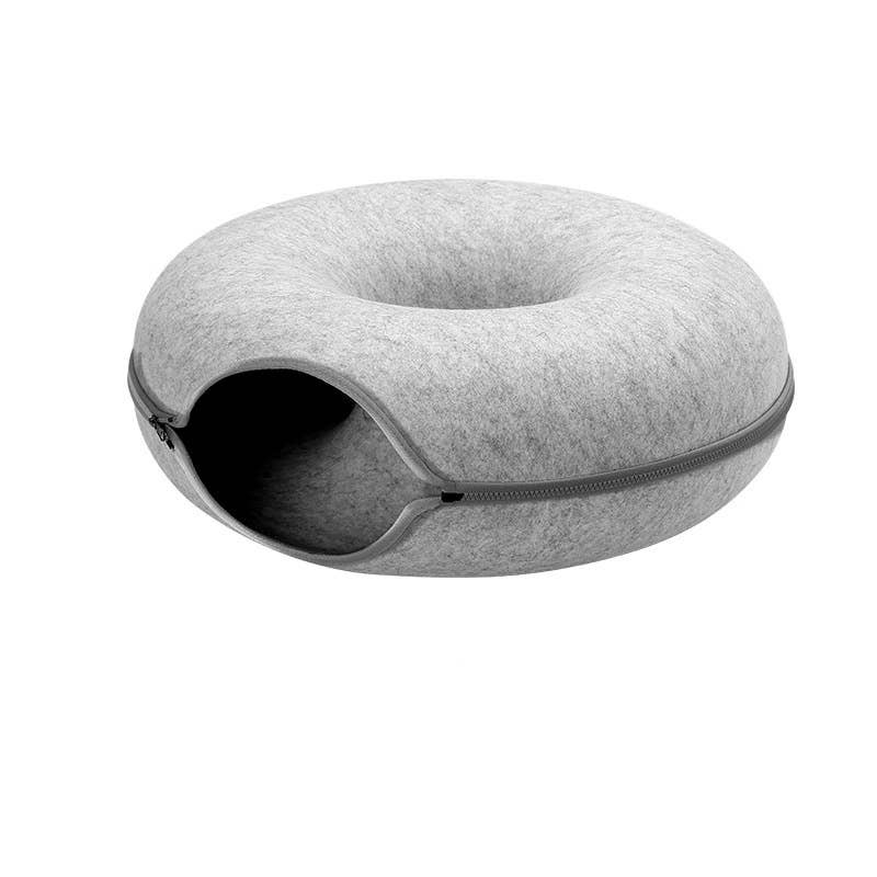 Lightning Dog - Bagel Bed - Action Tunnel/Bed - XL Grey 
