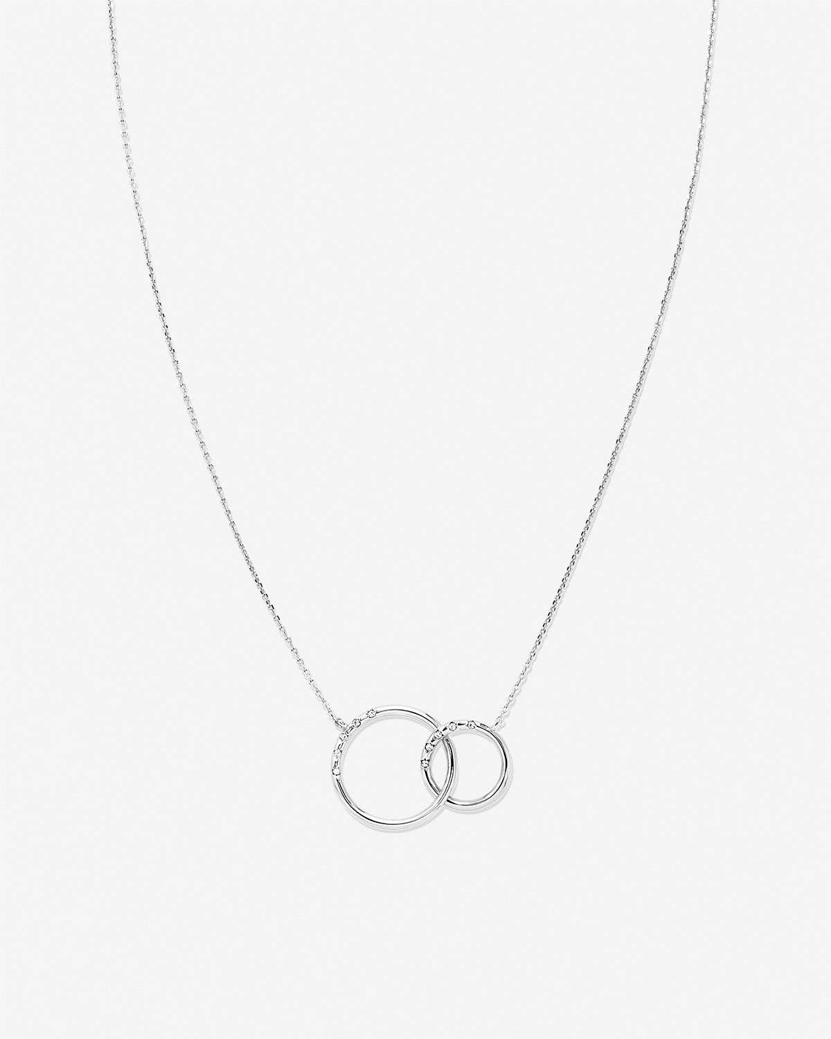 Bryan Anthonys - Family Interlocking Circles Necklace: Silver