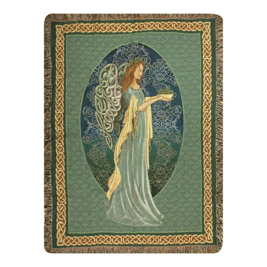 Manual Woodworkers and Weavers, Inc. - Irish Angel -50X60 Tapestry Throw