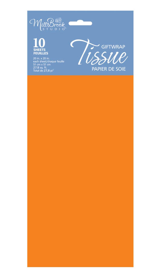 A-Line Greetings - Mill Brook Studio/10-Sheet Tissue/Apricot (12pcs) 93029