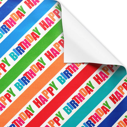 DICKENS INC. - Birthday Wrapping Paper | All Occasion Multi-Roll Wrapping