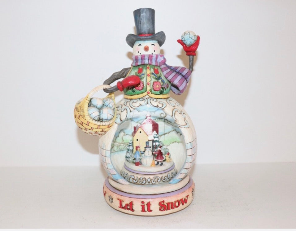 “The fun just snowballs”Tune: “jingle bells” snowman lighted revolving musical