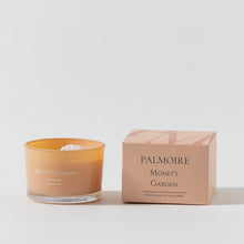 Load image into Gallery viewer, Palmoire Home Fragrance - Monet&#39;s Garden Soy Wax Candle [rose/lily/almond]: Standard 4.9 oz/ 140 g
