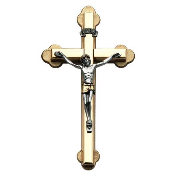 Abbey + CA Gift - 2-tone Mini Wall Crucifix