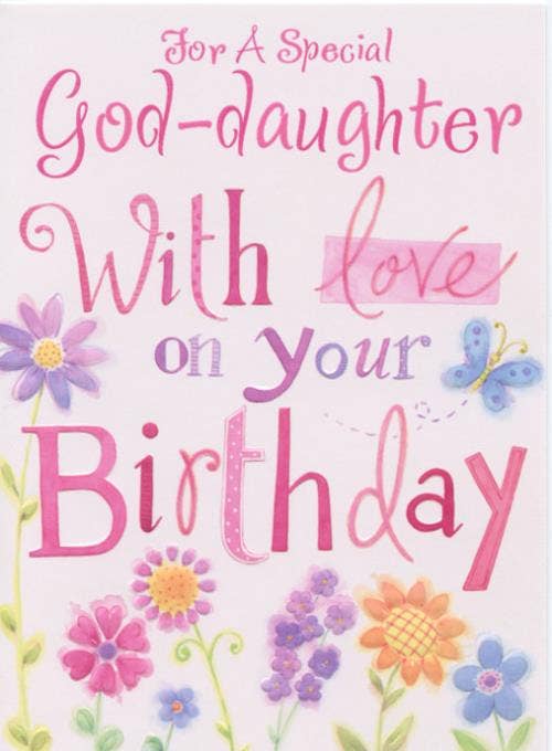 DICKENS INC. - Birthday Goddaughter | SETC | SM | 15627-2GODTR