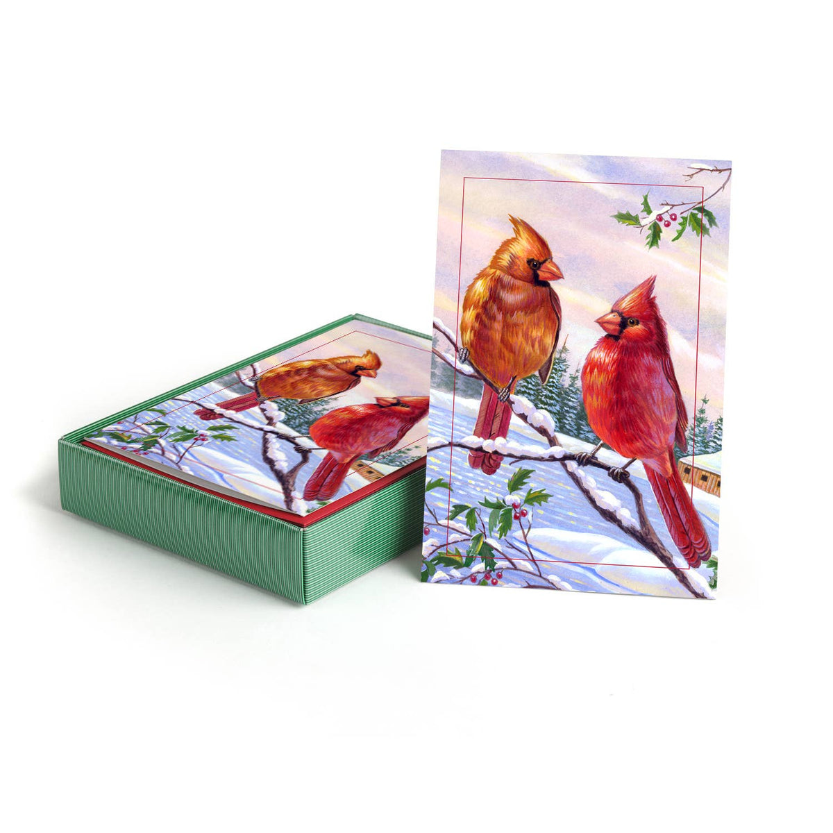 Masterpiece Studios - Cardinal Cheer Boxed Holiday Cards