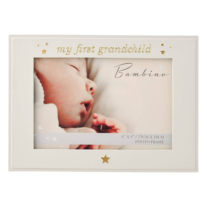 WIDDOP and Co. - Bambino 'My First Grandchild' Photo Frame 6" x 4"