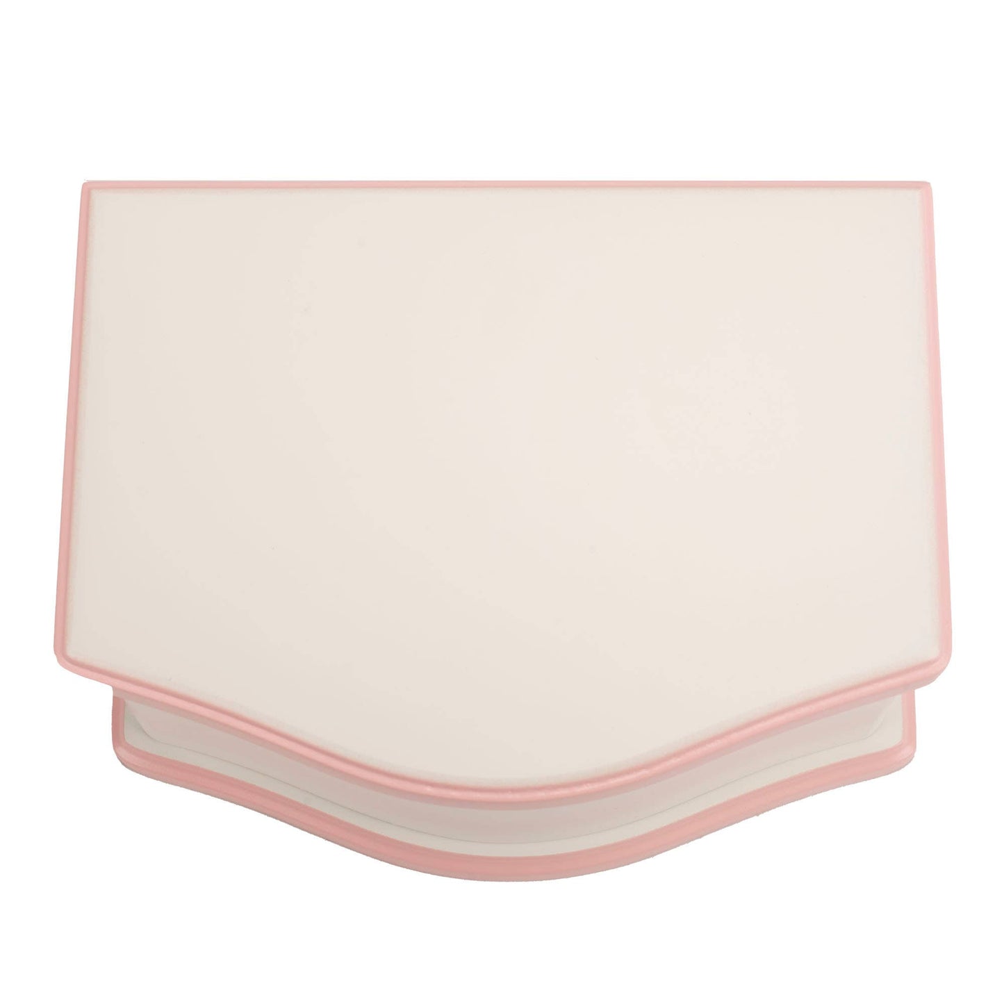 Cottage Garden - Ballerina White/Pink 7.5x5.4 MDF/Velvet Musical Jewelry Box