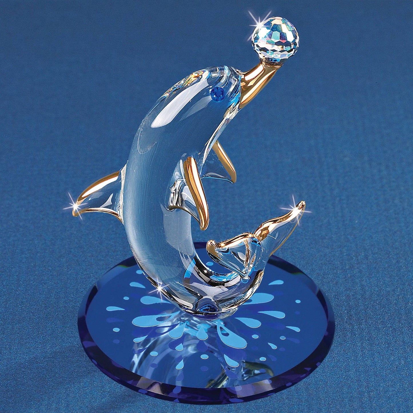 Glass Baron - S2 292-CB: Dolphin W/Crystal Ball