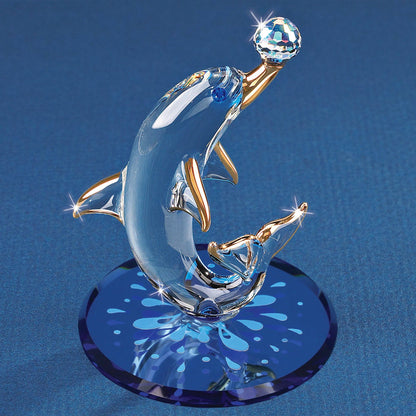 Glass Baron - S2 292-CB: Dolphin W/Crystal Ball