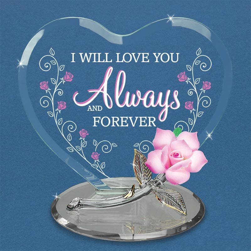 Glass Baron - EM5 807-PA: Rose "Always & Forever"