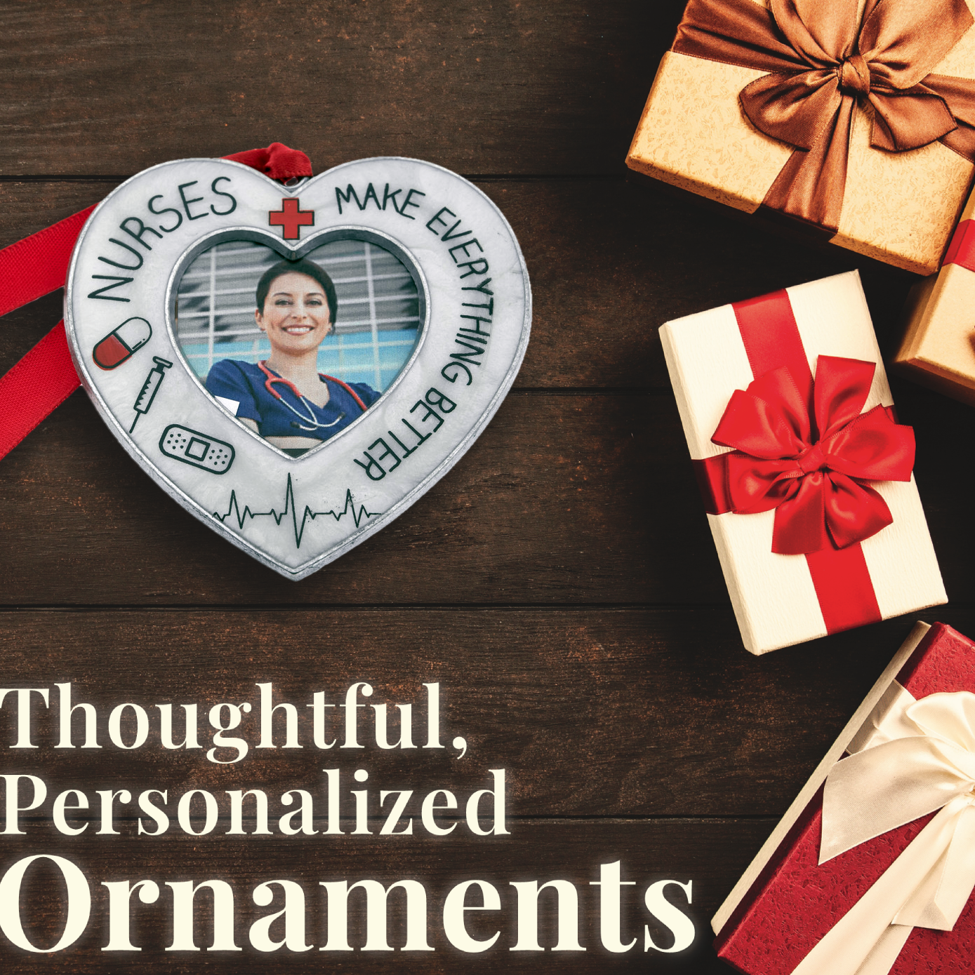 Gloria Duchin - Nurses Picture Frame Ornament